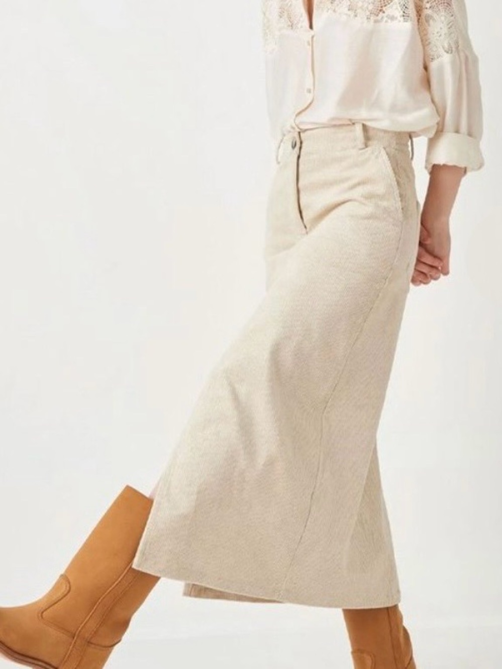 SESSUN High-Waist Maxi Skirt